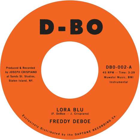 Freddy DeBoe: Lora Blu b/w Lost At Sea, Single 7"