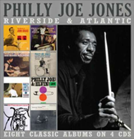 Philly Joe Jones (1923-1985): Riverside &amp; Atlantic: Eight Classic Albums, 4 CDs