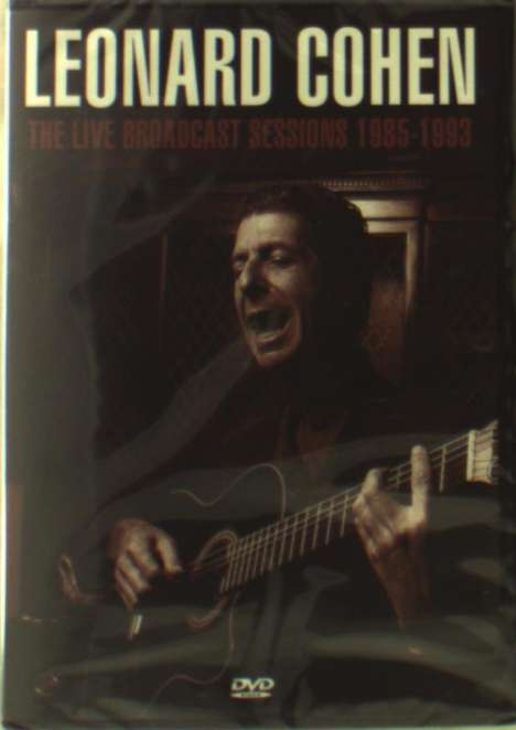 Leonard Cohen (1934-2016): The Live Broadcast Sessions 1985 - 1993, DVD