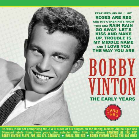 Bobby Vinton: The Early Years 1958 - 1962, 2 CDs