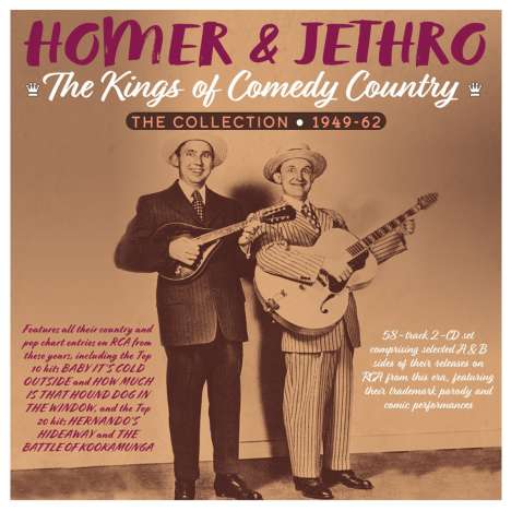 Homer &amp; Jethro: The Kings Of Comedy Country: The Collection 1949 - 1962, 2 CDs