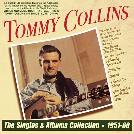 Tommy Collins: The Singles &amp; Albums Collection, 2 CDs