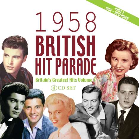1958 British Hit Parade Part 2 (Vol. 7), 4 CDs
