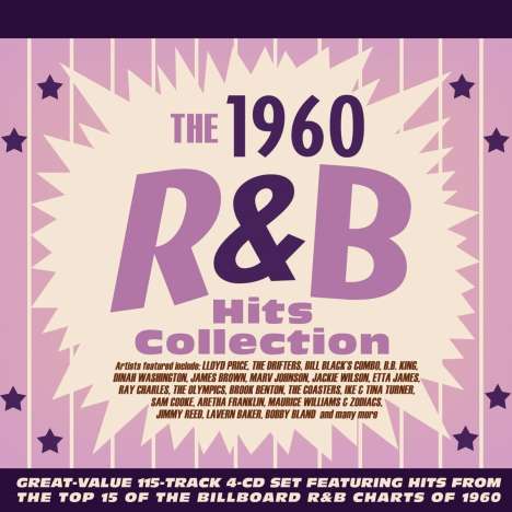 1960 R&B Hits Collection, 4 CDs
