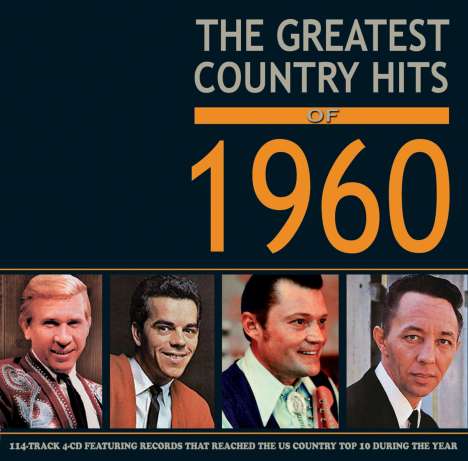 Greatest Country Hits Of 1960, 4 CDs