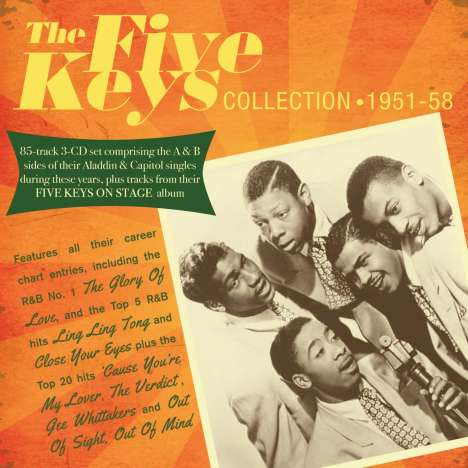 The Five Keys: Five Keys Collection 1951 - 1958, 3 CDs