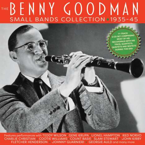 Benny Goodman (1909-1986): The Benny Goodman Small Bands Collection 1935 - 1945, 3 CDs