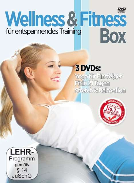 Wellness &amp; Fitness Box, 3 DVDs
