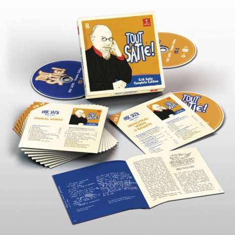 Erik Satie (1866-1925): Tout Satie! - Erik Satie Complete Edition, 10 CDs