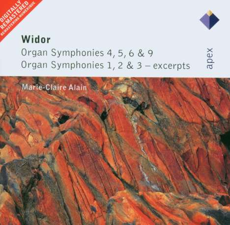 Charles-Marie Widor (1844-1937): Orgelsymphonien Nr.4-6,9, 2 CDs