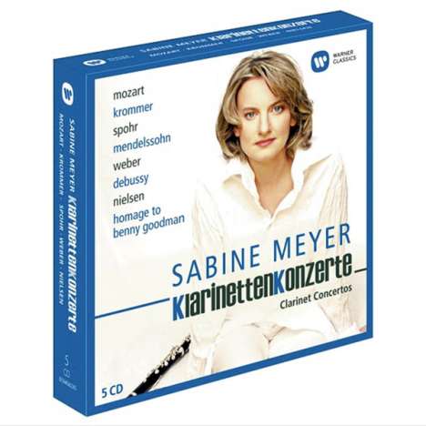 Sabine Meyer spielt Klarinettenkonzerte II, 5 CDs