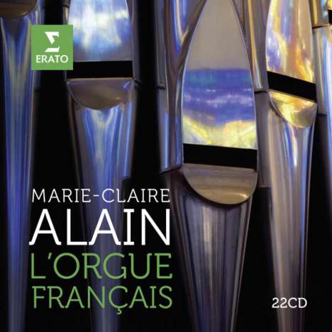 Marie-Claire Alain - L'Orgue Francais, 22 CDs