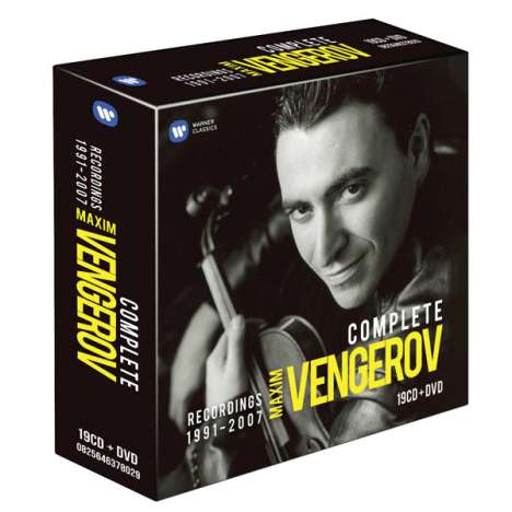 Maxim Vengerov - The Complete Recordings 1991-2007, 19 CDs und 1 DVD