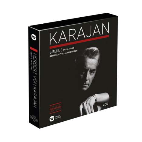 Herbert von Karajan Edition 8 - Jean Sibelius 1976-1981, 4 CDs