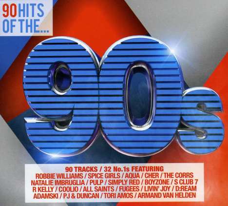 90 Hits Of The 90s, 4 CDs