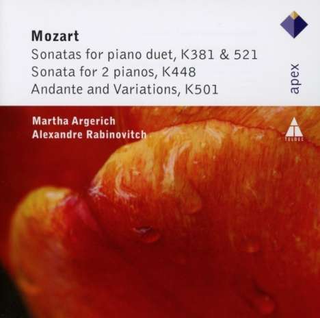 Wolfgang Amadeus Mozart (1756-1791): Klavierwerke zu vier Händen, CD