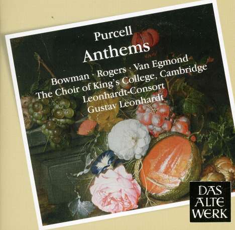 Henry Purcell (1659-1695): Anthems, CD