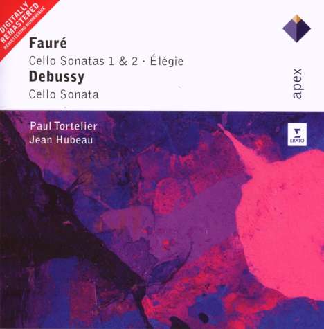 Gabriel Faure (1845-1924): Sonaten für Cello &amp; Klavier Nr.1 &amp; 2 (opp.109 &amp; 117), CD