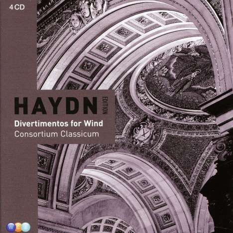 Joseph Haydn (1732-1809): Divertimenti für Bläser, 4 CDs