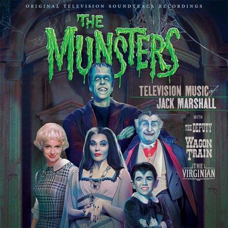 Filmmusik: The Munsters, The Deputy, Wagon Train, The Virginian, 2 CDs