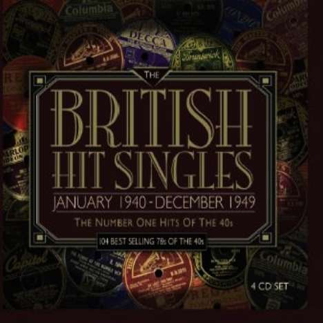 British Hit Singles: 1940 - 1949, 4 CDs