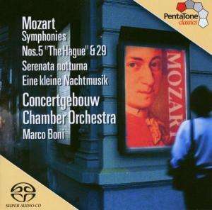 Wolfgang Amadeus Mozart (1756-1791): Symphonien Nr.5 &amp; 29, Super Audio CD