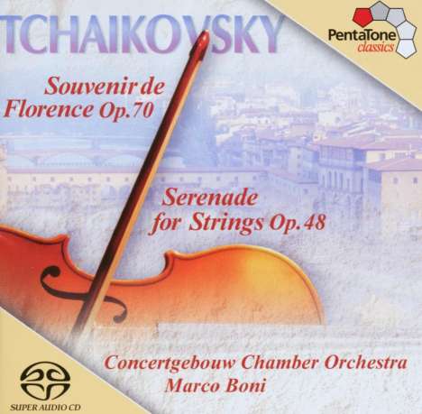 Peter Iljitsch Tschaikowsky (1840-1893): Souvenir de Florence für Streichorchester, Super Audio CD