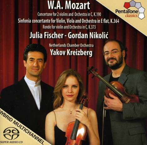 Wolfgang Amadeus Mozart (1756-1791): Sinfonia concertante KV 364, Super Audio CD