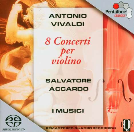 Antonio Vivaldi (1678-1741): Violinkonzerte RV 188,285a,294a,299,326,354,373,374, Super Audio CD