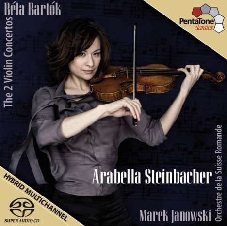 Bela Bartok (1881-1945): Violinkonzerte Nr.1 &amp; 2, Super Audio CD