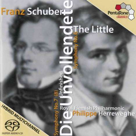 Franz Schubert (1797-1828): Symphonien Nr.6 &amp; 8, Super Audio CD