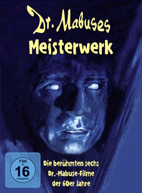 Dr. Mabuses Meisterwerk (6 Mabuse-Filme), 6 DVDs