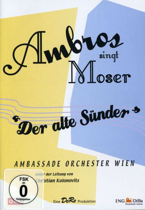 Ambros singt Moser, DVD