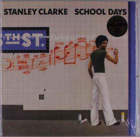 Stanley Clarke (geb. 1951): School Days (180g) (Limited Anniversary Edition) (Translucent Golden Yellow/Blue Swirl Vinyl), LP