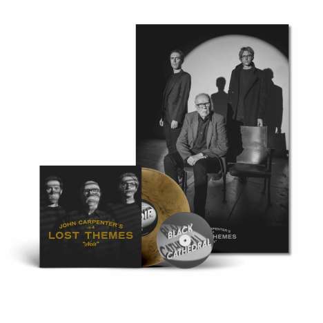 John Carpenter (geb. 1948): Lost Themes IV: Noir (Limited Edition) (Tan &amp; Black Marbled Vinyl), 1 LP and 1 Single 7"