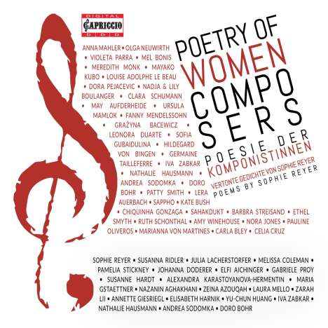 Poetry of Women Composers - Poesie der Komponistinnen, 2 CDs