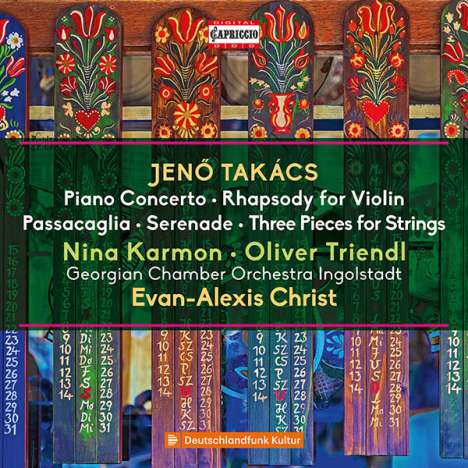 Jenö Takacs (1902-2005): Konzert für Klavier, Streicher &amp; Percussion op. 60, CD