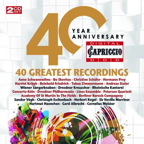 Capriccio-Sampler "40 Greatest Recordings", 2 CDs