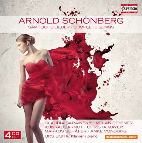 Arnold Schönberg (1874-1951): Sämtliche Lieder, 4 CDs