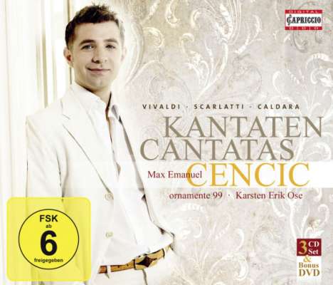 Max Emanuel Cencic - Kantaten, 3 CDs und 1 DVD