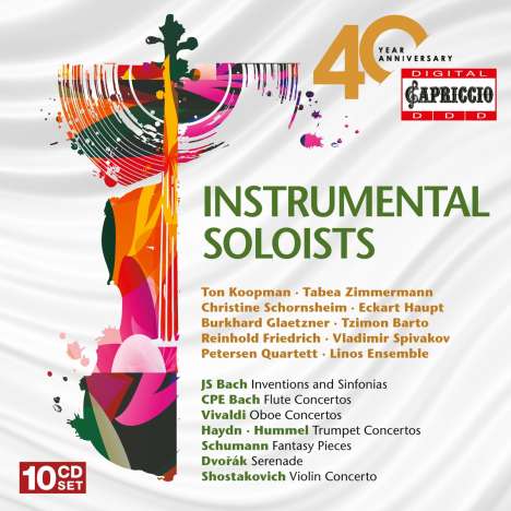 Instrumental Soloists - 40 Year Anniversary Capriccio, 10 CDs