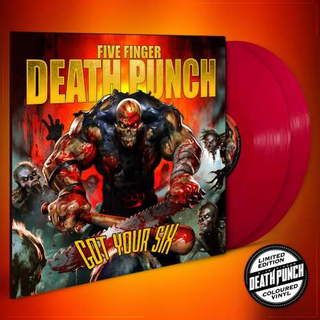 Five Finger Death Punch: Got Your Six (Limited Edition) (Opaque Red Vinyl), 2 LPs