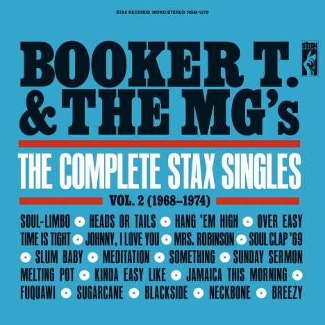 Booker T. &amp; The MGs: The Complete Stax Singles Vol. 2 (1968 - 1974) (Red Vinyl), 2 LPs
