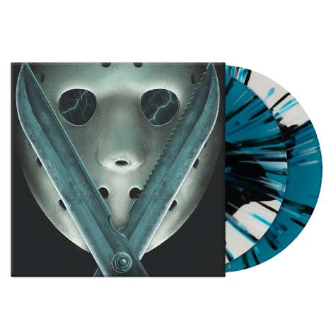 Harry Manfredini: Filmmusik: Friday The 13th Part V: A New Beginning - O.S.T. (180g) (Blue, Black &amp; White Splatter Vinyl), 2 LPs