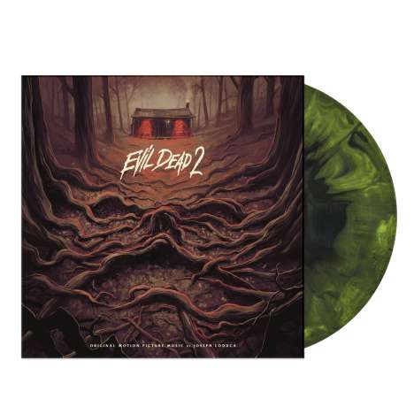 Joseph LoDuca: Filmmusik: Evil Dead 2 (O.S.T.) (remastered) (Limited Edition) (Green/Black Hand Poured Vinyl), LP