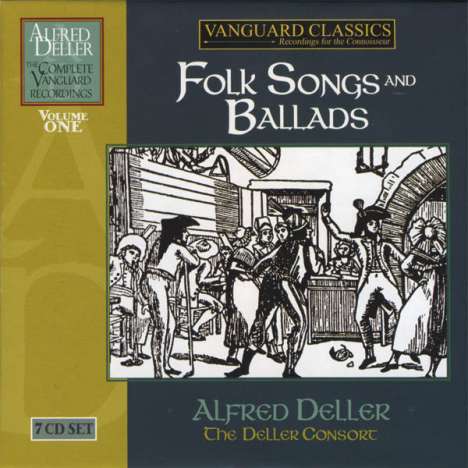 Alfred Deller Edition Vol.1 - Folksongs and Ballads, 7 CDs