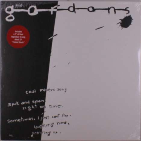 The Gordons: The Gordons + Future Shock EP, 1 LP und 1 Single 7"