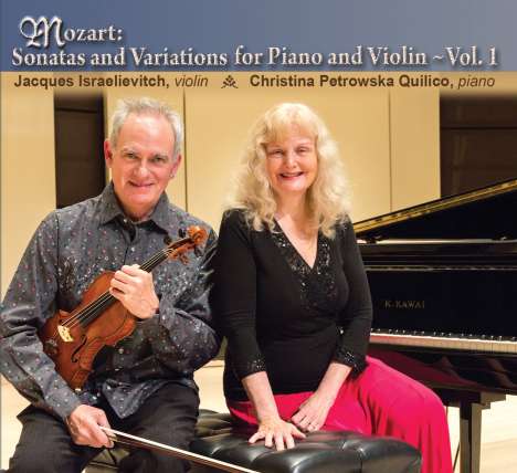 Wolfgang Amadeus Mozart (1756-1791): Sonaten &amp; Variationen für Violine &amp; Klavier Vol.1, CD