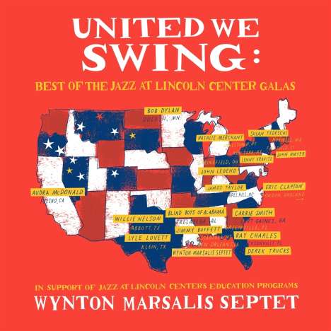 Wynton Marsalis (geb. 1961): United We Swing: Best Of The Jazz At Lincoln Center Galas, 2 LPs