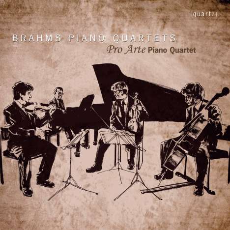 Johannes Brahms (1833-1897): Klavierquartette Nr.1-3, 2 CDs